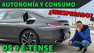 ¿INESPERADO? Prueba de AUTONOMÍA ELÉCTRICA y CONSUMO HÍBRIDO DS 9 E-TENSE opiniones MOTORK