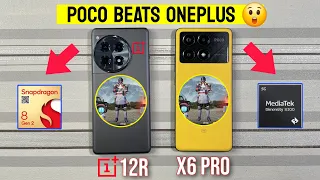 Poco X6 Pro Beats OnePlus 12R in Pubg Test 😲 Extremely Shocking Results in Gaming TEST