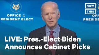Pres.-elect Biden Announces More Cabinet Nominees | LIVE | NowThis