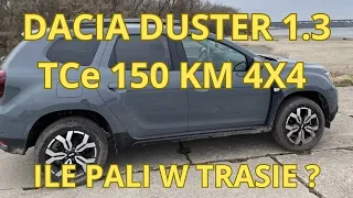 Dacia Duster 1.3 TCe 150 KM 4x4 - Spalanie w trasie ?
