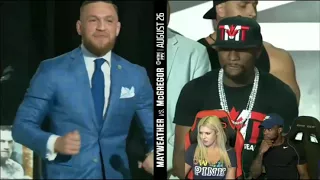 CashNasty reacts to Conner McGregor killing Mayweather in press conference (PART 1)