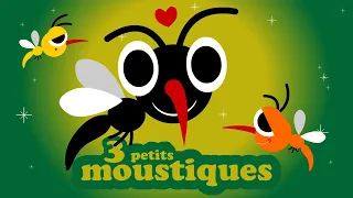 3 petits moustiques qui piquent 🦟🦟🦟 Petites comptines pour bébé avec paroles
