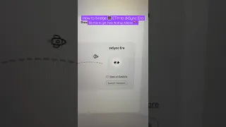 How to Bridge ETH to zkSync Era to get free Airdrop tokens 🪂#airdrop #zksync #zksyncairdrop #btc