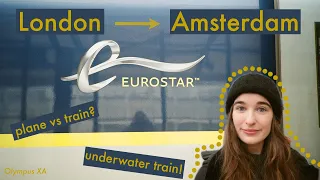 Slow travel vlog | London to Amsterdam train