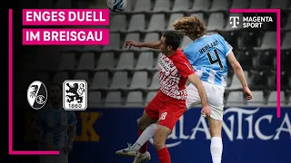 Sport-Club Freiburg II - TSV 1860 München, Highlights mit Live-Kommentar | 3. Liga | MAGENTA SPORT