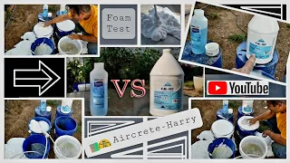 Aircrete Foam Test | Suave VS Drexel #aircrete #aircreteharry #dome #diy #foamtest #drexel #suave