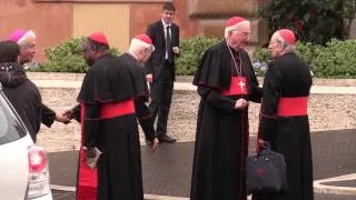 Arrivo Cardinali Concistoro Straordinario 2014 - seconda parte