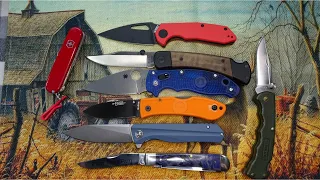 THE KNIVES CARRIED FOR WEEK 5 OF 2024, WEEKLY UPDATE, EVERYDAY CARRY, EDC