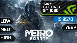 Metro Exodus [PC] - I5 3570 + GT 1030