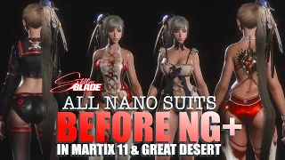 Stellar Blade - ALL NANO SUITS BEFORE NG+ MATRIX 11 & GREAT DESERT, Adams Suit Locations Full Guide