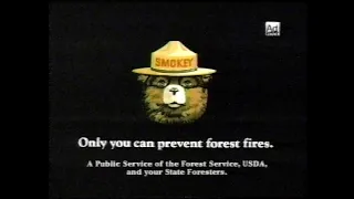 Smokey the Bear - Only You Can Prevent Forest Fires 1989