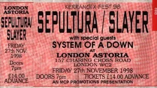 System Of A Down - Live at the Astoria Theater, London [1998-11-27]