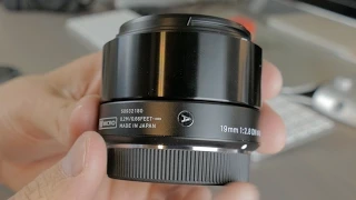 Sigma 19mm F2.8 DN Art Lens - Unboxing and First Impressions