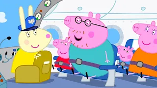 Peppa Flying To America 🇺🇸 | Peppa Pig Official Full Episodes