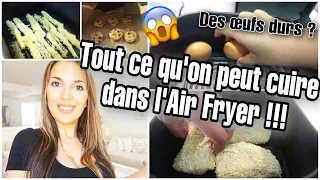 TOUT CE QUE JE CUISINE DANS MON AIR FRYER !!!