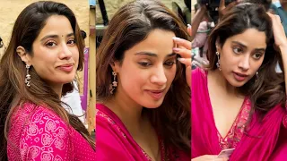 Janhvi Kapoor step out to cast her vote @ at St Anne's High School | Gulte.com