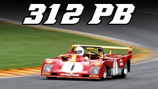 Ferrari 312 pb - flat-out at Spa