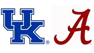 2016 Kentucky at #1 Alabama (Highlights)