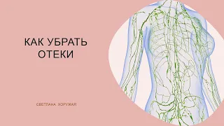 Как убрать отеки. Лимфатическая гимнастика. Самомассаж. Точки