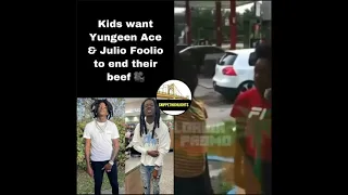 Kids Want Yungeen Ace & Julio Foolio To End Their Beef 🎥