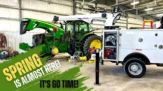 Getting a John Deere 8295R ready for spring. (Part 1)