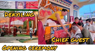 Opening ceremony||mani lhakhang||Dekyiling||Blessing H.H The Sakya Trizin Rinpoche