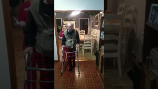 Gait training for Parkinsons's patient using music