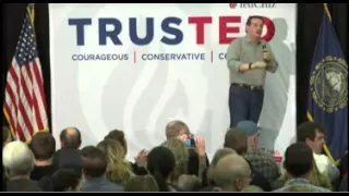 Cruz refuses to answer question on Syria: Next question please!