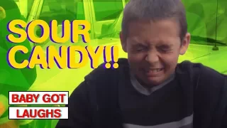 Kids Eating Sour Candy Compilation | The Best Sour Face Reactions!