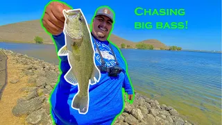 Bass fishing the Contra Loma resevoir!