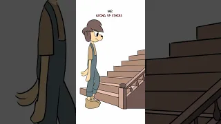 NORMAL PEOPLE vs ME: Going up stairs (Animation Meme) #shorts