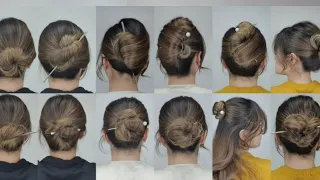 [HOW TO]Quick UPDO with Hair Stick by a Korean hair stylist