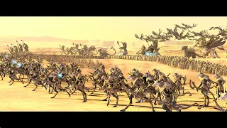 Desert Inferno - TOMB KINGS vs CHAOS DWARFS - Total War: Warhammer 3 Cinematic Battle