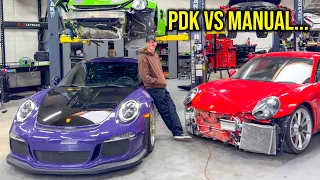 Crashed Porsche GT3RS Transmission Discussion…HELP ME DECIDE