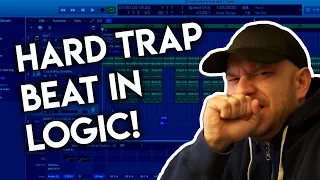 I MADE THIS HARD TRAP BEAT IN LOGIC PRO X - Logic Pro X Trap Beat Tutorial 2020