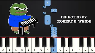 how to play "Directed by Robert B. Weide" on piano