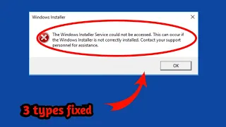 How To Fix The Windows Installer Service Could Not Be Accessed Windows 10