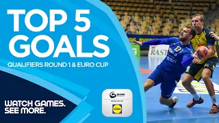 Top 5 goals | Round 1 | Men´s EHF EURO 2022 Qualifiers