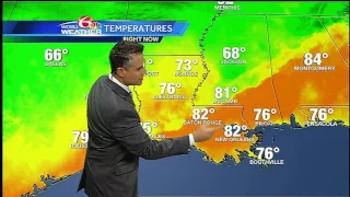 Wednesday evening: cold front to bring storms and cooler air