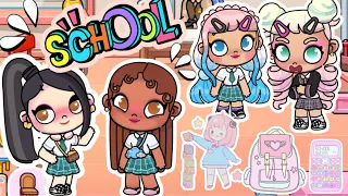 Sara First Day of School in Avatar World 🏫🧸💓 | Toca Life Story | Toca Boca || Voice