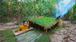 Girl Living Off Grid, Built The Most Secret Underground Home by ancient Skill