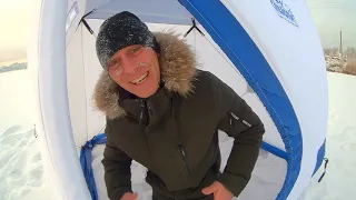палатка куб для зимней рыбалки 1,8 на 1,8 следопыт
