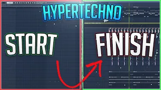 How To Make Hypertechno From Start To FULL Track [fl studio tutorial]