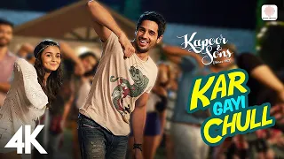 Kar Gayi Chull - Kapoor & Sons | Sidharth| Alia Bhatt | Badshah | Amaal Mallik | Fazilpuria | 4K 🎶🎬