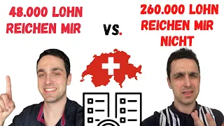 Lohnvergleich Schweiz🇨🇭Wieviel reicht mir aus? Reaktionsvideo zu der grossen Lohnumfrage Schweiz💰