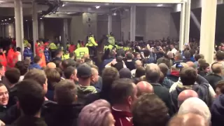 Leeds fans comin out of Newcastle game 25/9/13