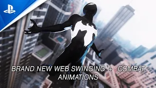 BRAND NEW Web Swinging Animations + Combat (Web of Shadows Style) in Spider-Man PC MODS