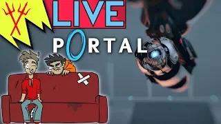 I've  Never Played Portal!! Portal Full Play Through LIVE