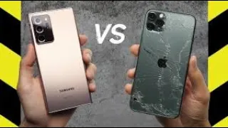 iPhone 12 Pro Max vs  Note 20 Ultra Drop Test