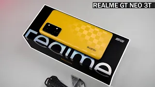Unboxing Realme GT NEO 3T Racing Flag Design, 5000mAh Massive Battery - ASMR